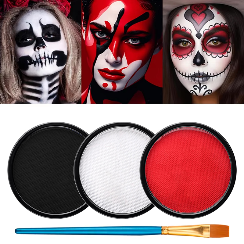 Cosplay Prop Paint - Juego de 3 pinturas faciales a