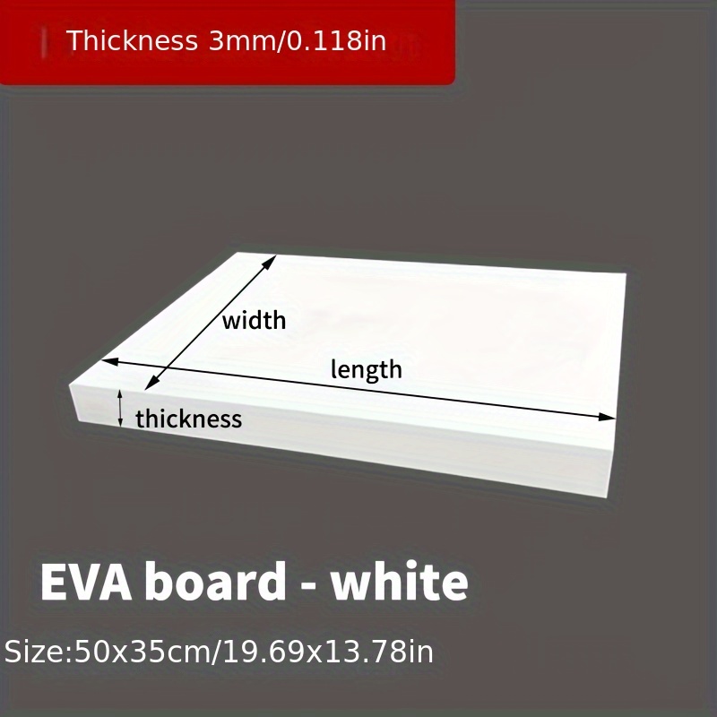 Lámina de espuma EVA de 14x19  - Cosplay Prop Foam Board reseña y precio